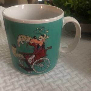 Vintage Goofy Get Well Mug Walt Disney 10 oz